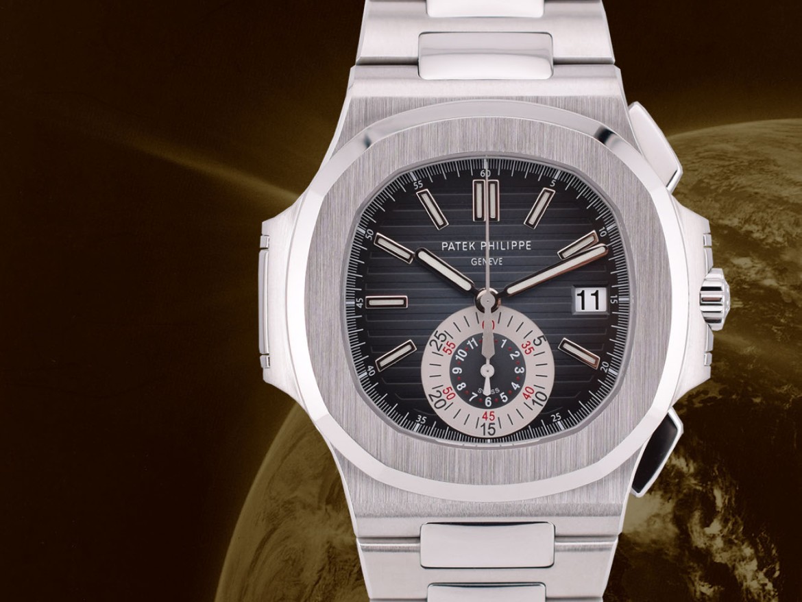 5980/1A  Blue dial - Punzone di Ginevra  Like New - Full Set 2008