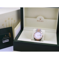 36mm Stainless Steel-Rose Gold White Roman Full set 2014