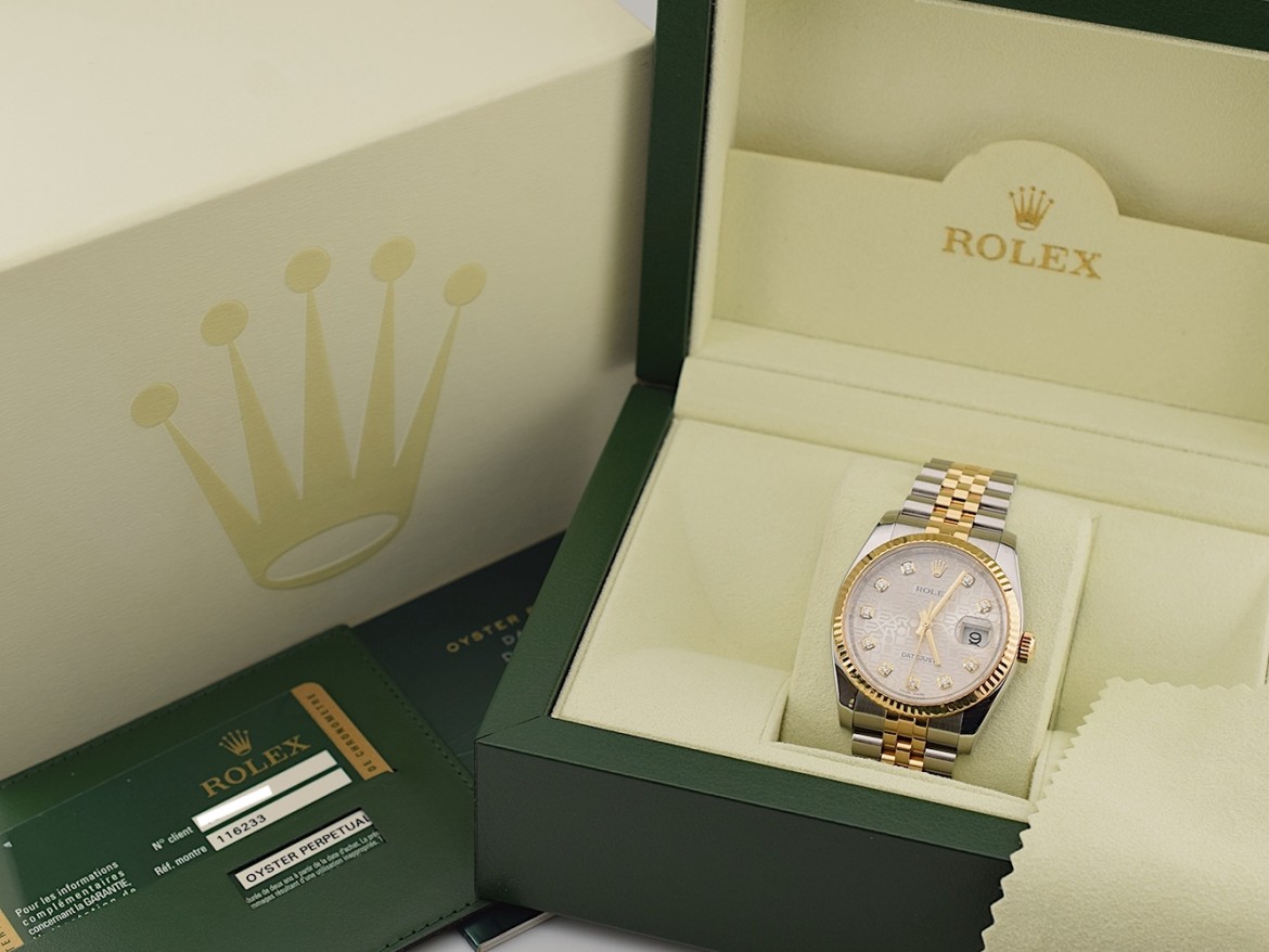 36 jubilee diamonds dial ref.116233 full set 2012