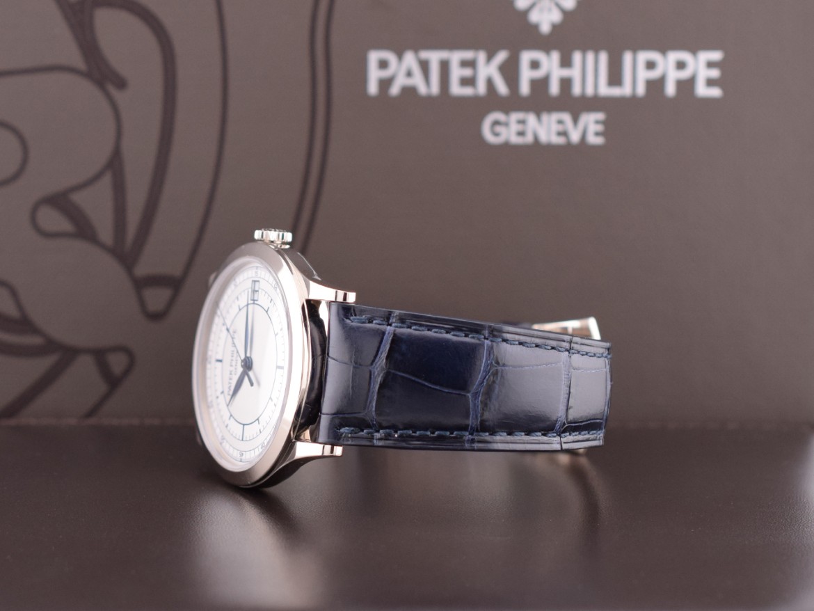 Calatrava White gold 38mm Like New Full set