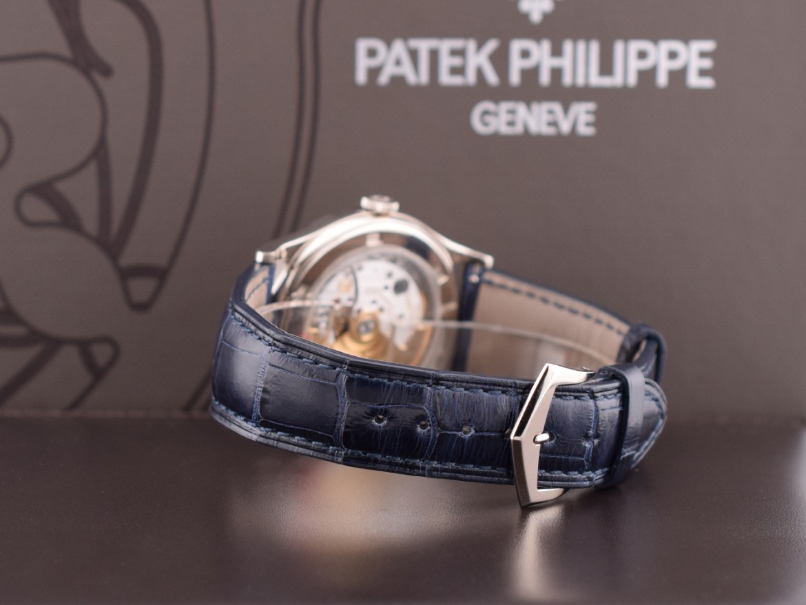 Calatrava White gold 38mm Like New Full set