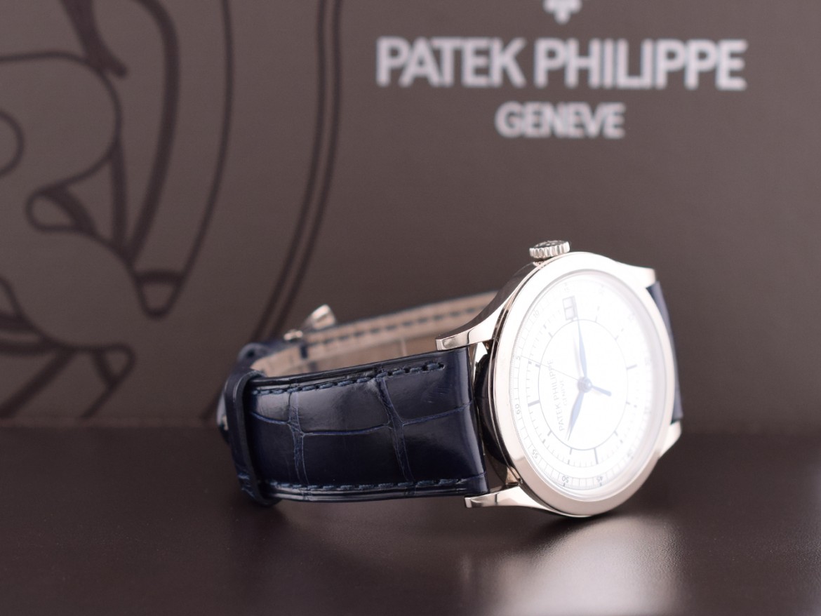 Calatrava White gold 38mm Like New Full set