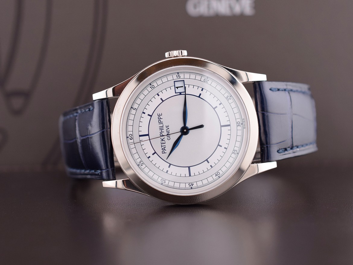 Calatrava White gold 38mm Like New Full set