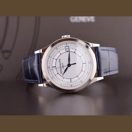 Calatrava White gold 38mm Like New Full set