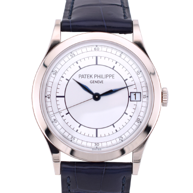 Calatrava White gold 38mm Like New Full set