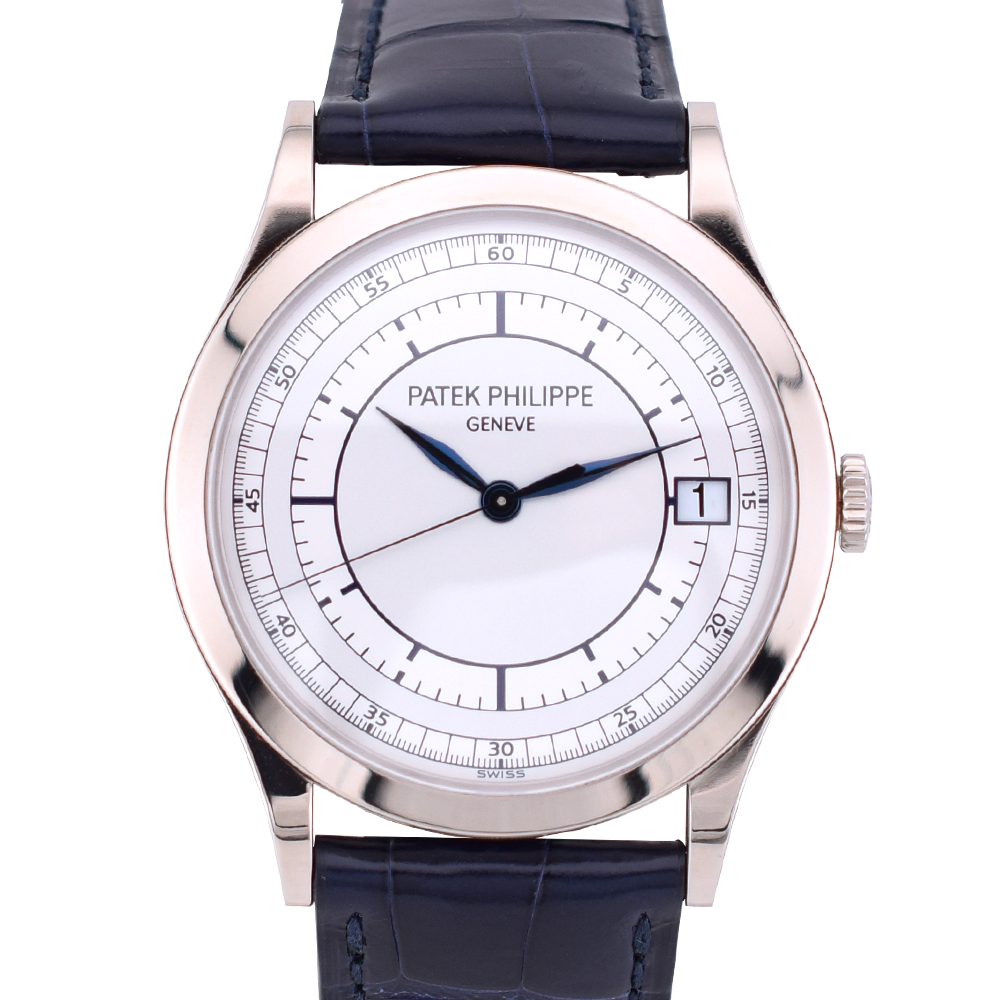 Calatrava White gold 38mm Like New Full set