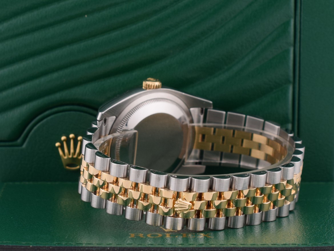 116233 36mm 2014 Gold Dial With Big Diamonds - Full Set