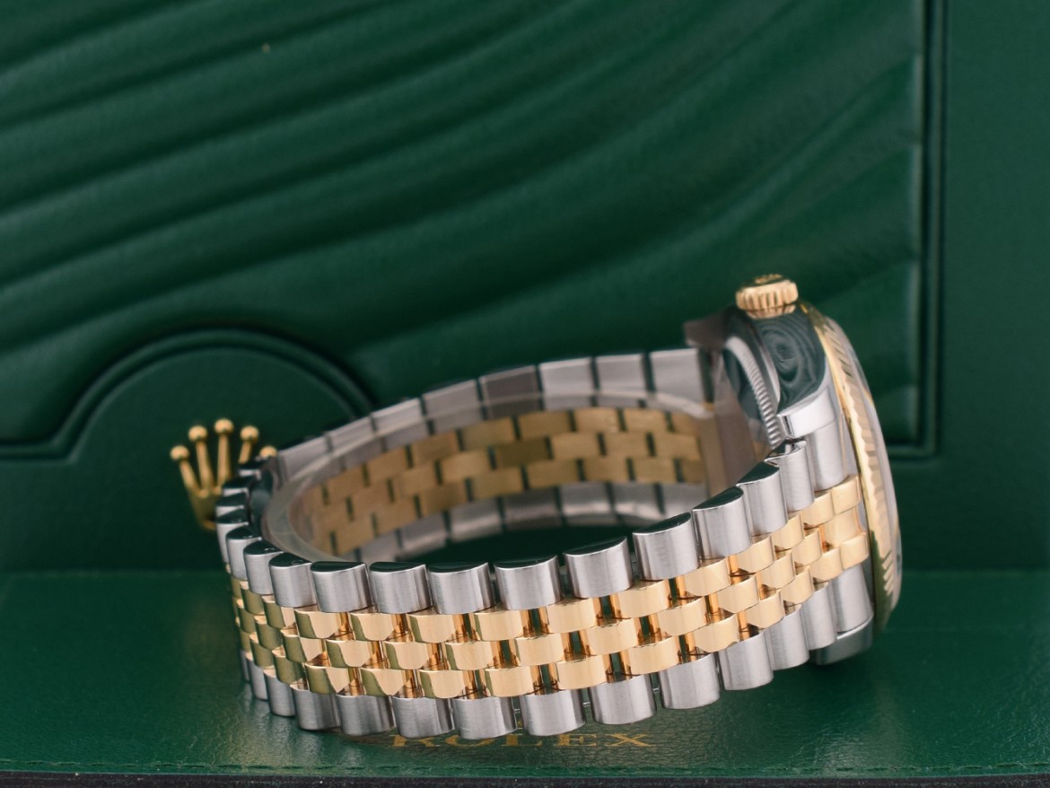 116233 36mm 2014 Gold Dial With Big Diamonds - Full Set