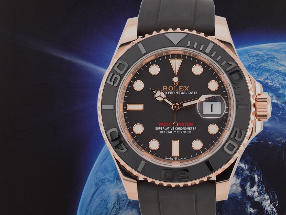 ref. 126655 new 2023 Rose Gold 40mm Oysterflex Full Set