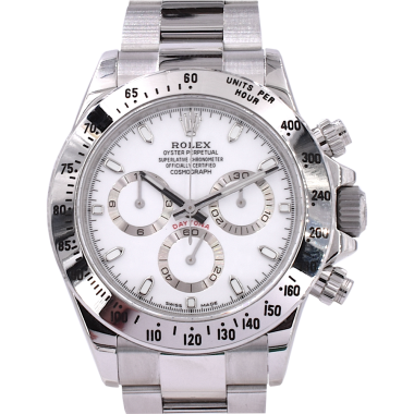 116520 White dial Chromalight