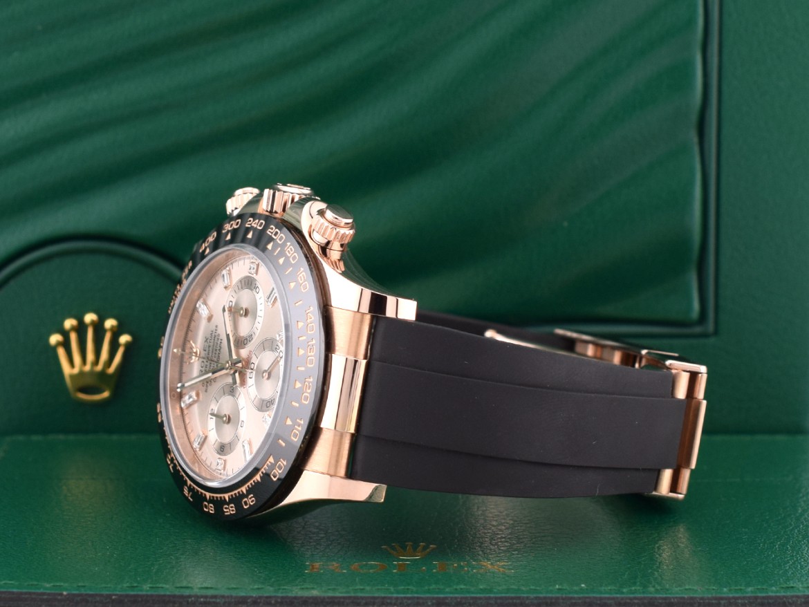 116515LN New 2023 sundust baguette - Rose Gold Oysterflex