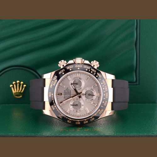 116515LN New 2023 sundust baguette - Rose Gold Oysterflex