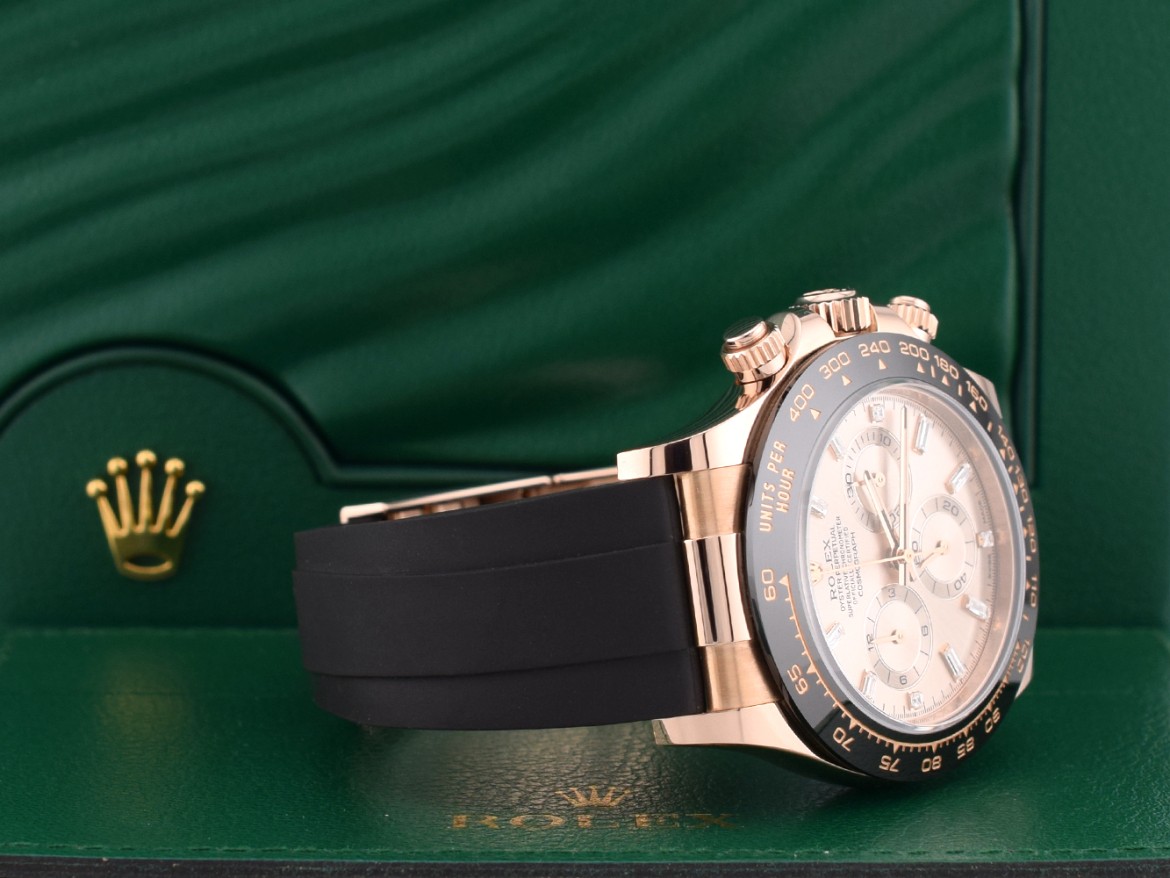 116515LN New 2023 sundust baguette - Rose Gold Oysterflex