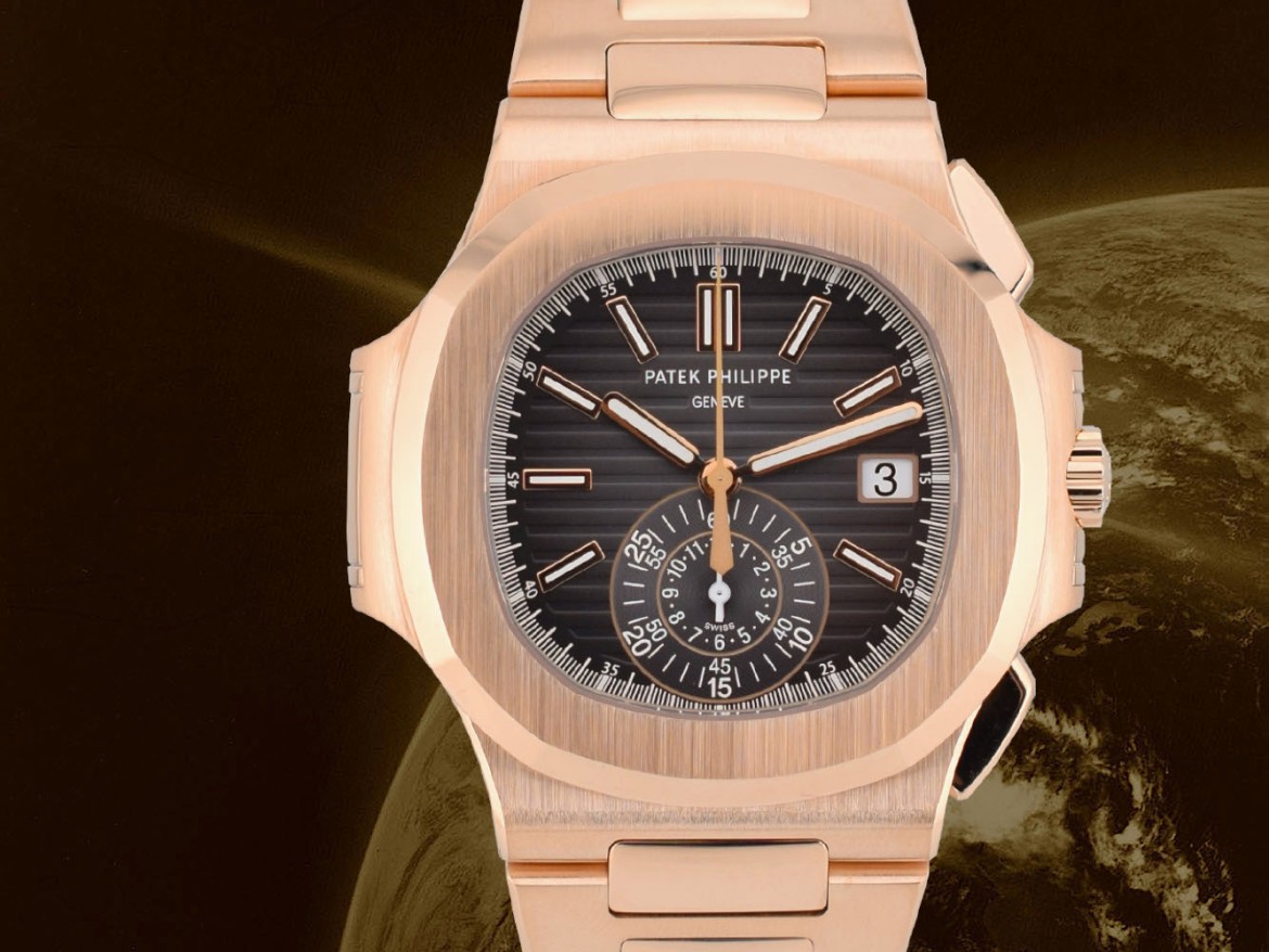 5980/1R Rose Gold Chronograph - Full Set  NEW 2018