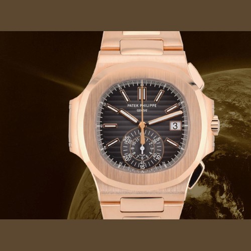 5980/1R Rose Gold Chronograph - Full Set  NEW 2018