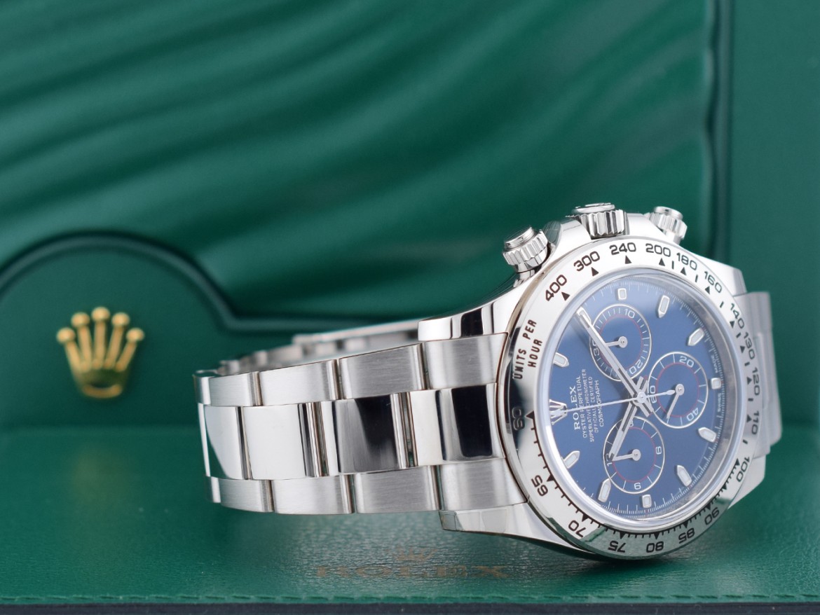 116509 White gold blue dial - Like New Full Set 2022