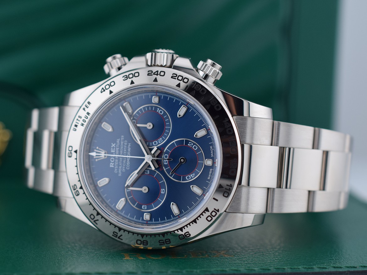 116509 White gold blue dial - Like New Full Set 2022