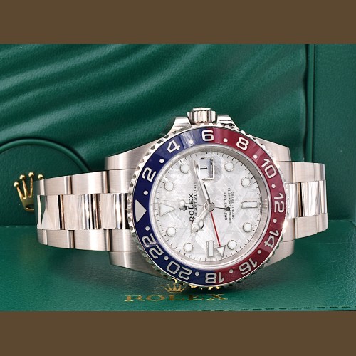New 12/2025 Meteorite Dial  White Gold Pepsi  126719BLRO