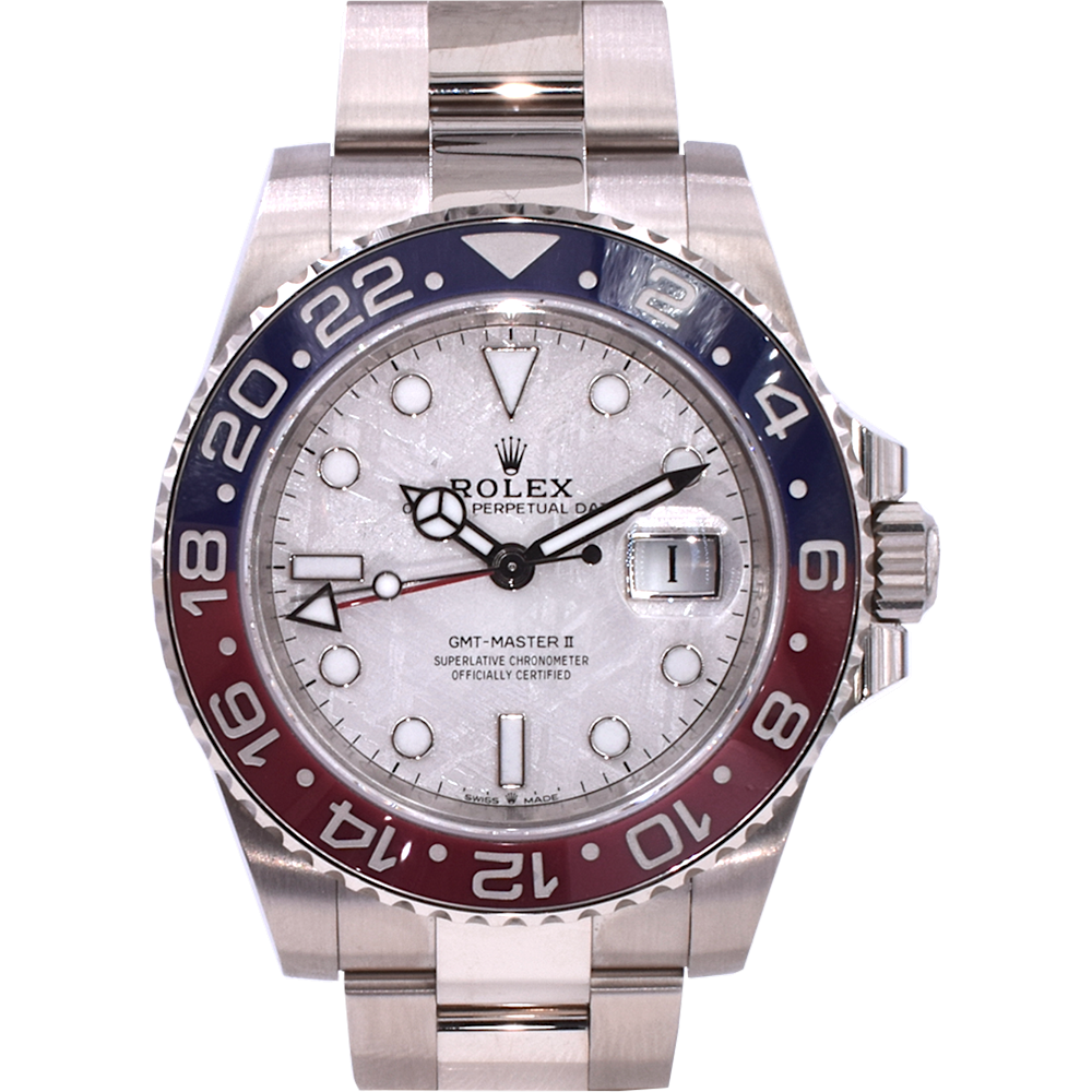 New 12/2025 Meteorite Dial White Gold Pepsi 126719BLRO