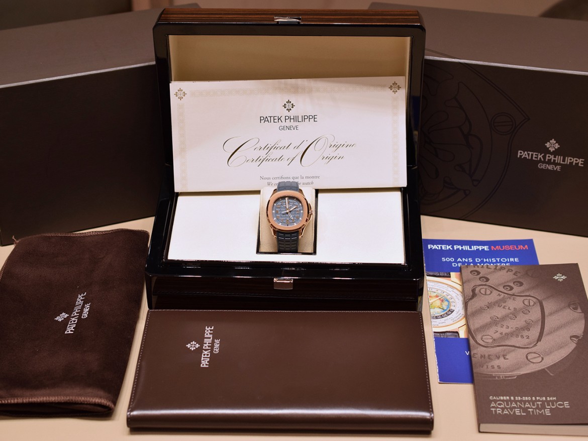 5269R-001 Travel Time Quartz Rose Gold Blue Dial new 2026