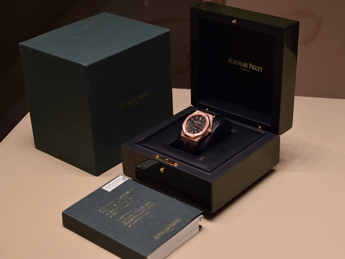15400OR Rose gold  Selfwinding 41mm Like new full Set