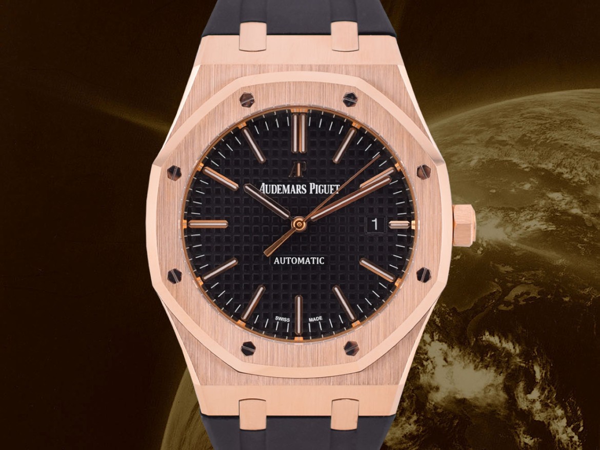 15400OR Rose gold  Selfwinding 41mm Like new full Set