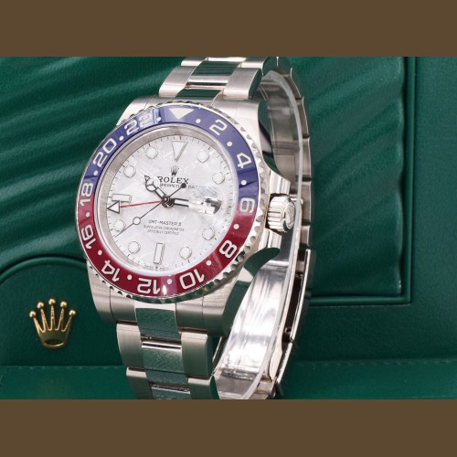 New 12.2025 Meteorite Dial  White Gold Pepsi  126719BLRO