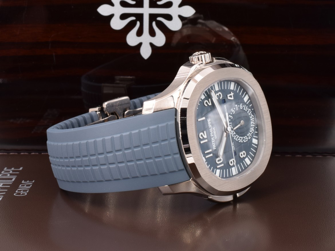 5164G-001 Travel Time White Gold Blue Dial NEW 2025