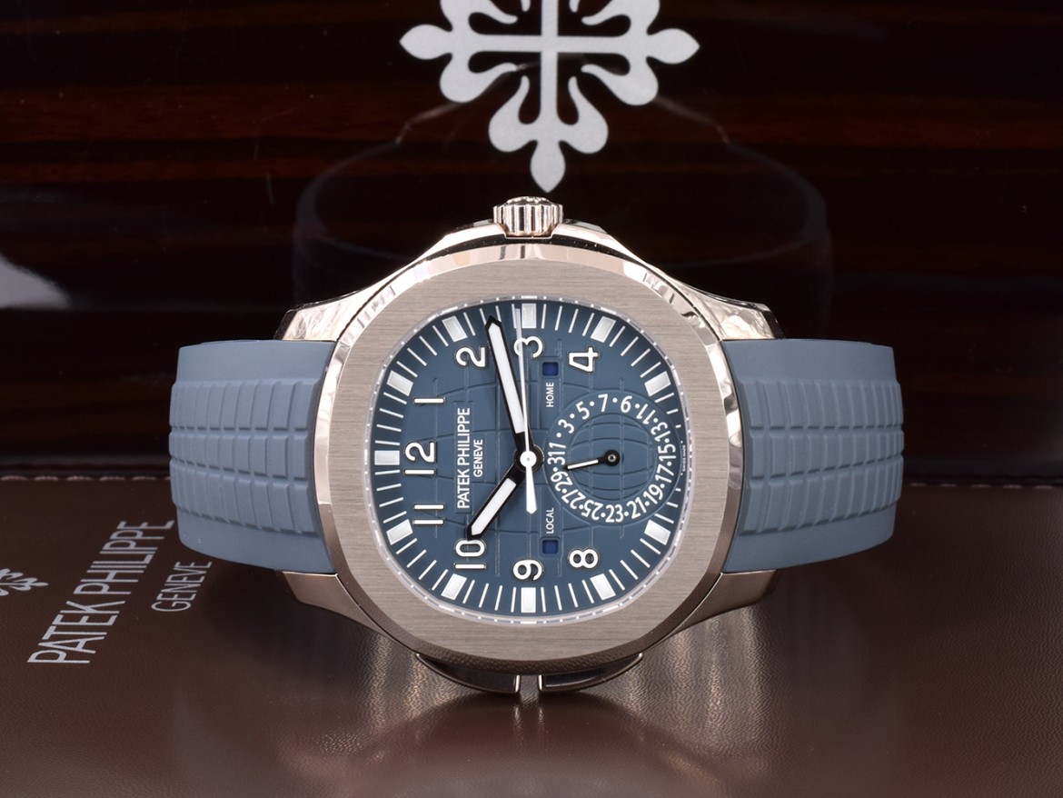 5164G-001 Travel Time White Gold Blue Dial NEW 2025