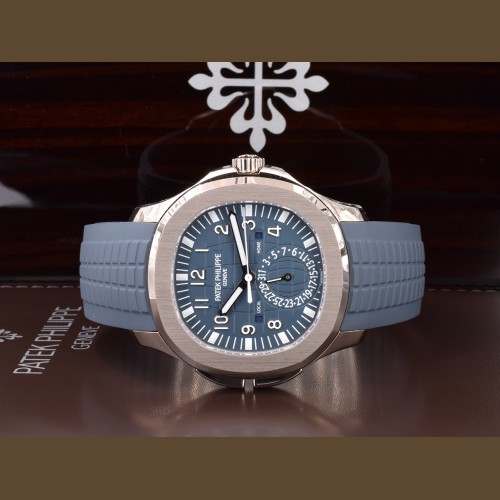 5164G-001 Travel Time White Gold Blue Dial NEW 2025