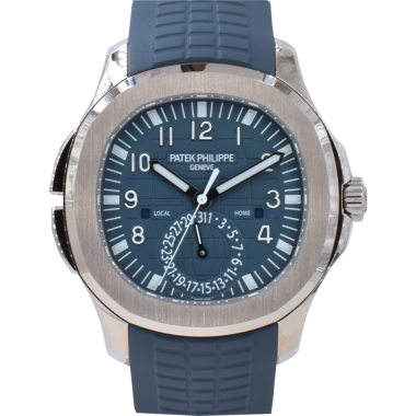 5164G-001 Travel Time White Gold Blue Dial NEW 2025