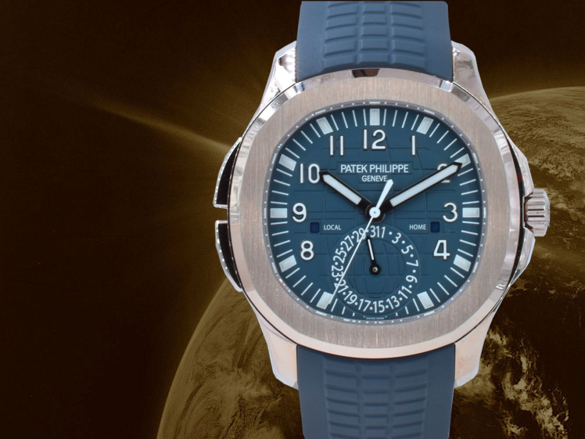 5164G-001 Travel Time White Gold Blue Dial NEW 2025