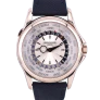World Time 5130G White Gold Silver Dial - Like New Full Set