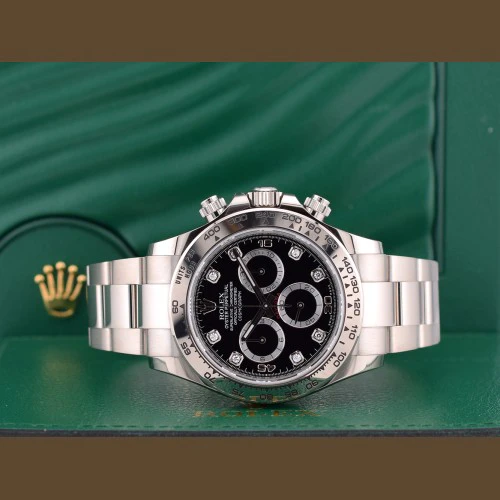 116509 White Gold Black Diamond - New 2021