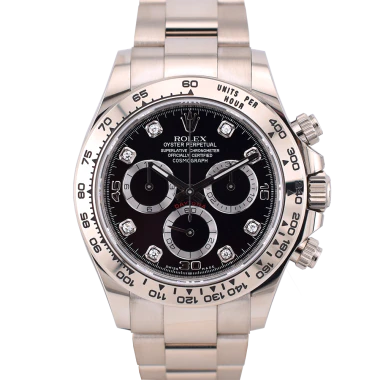 116509 White Gold Black Diamond - New 2021