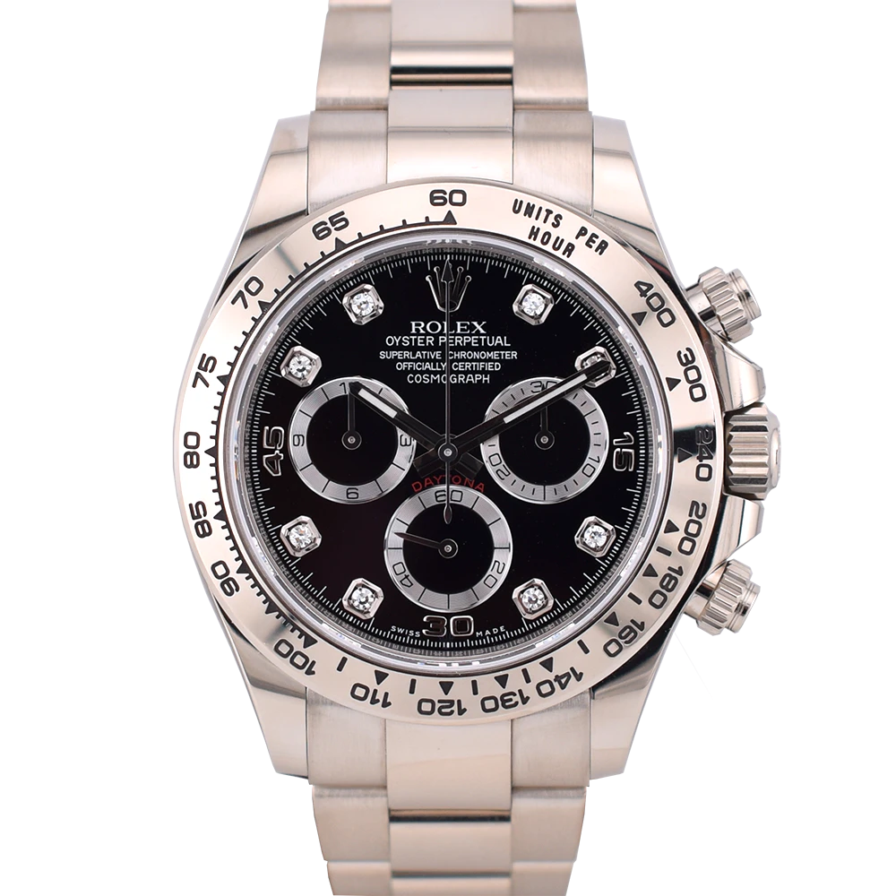 116509 White Gold Black Diamond - New 2021