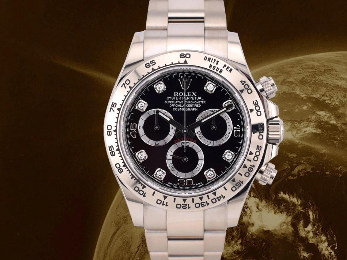 116509 White Gold Black Diamond - New 2021