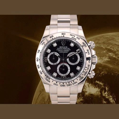116509 White Gold Black Diamond - New 2021