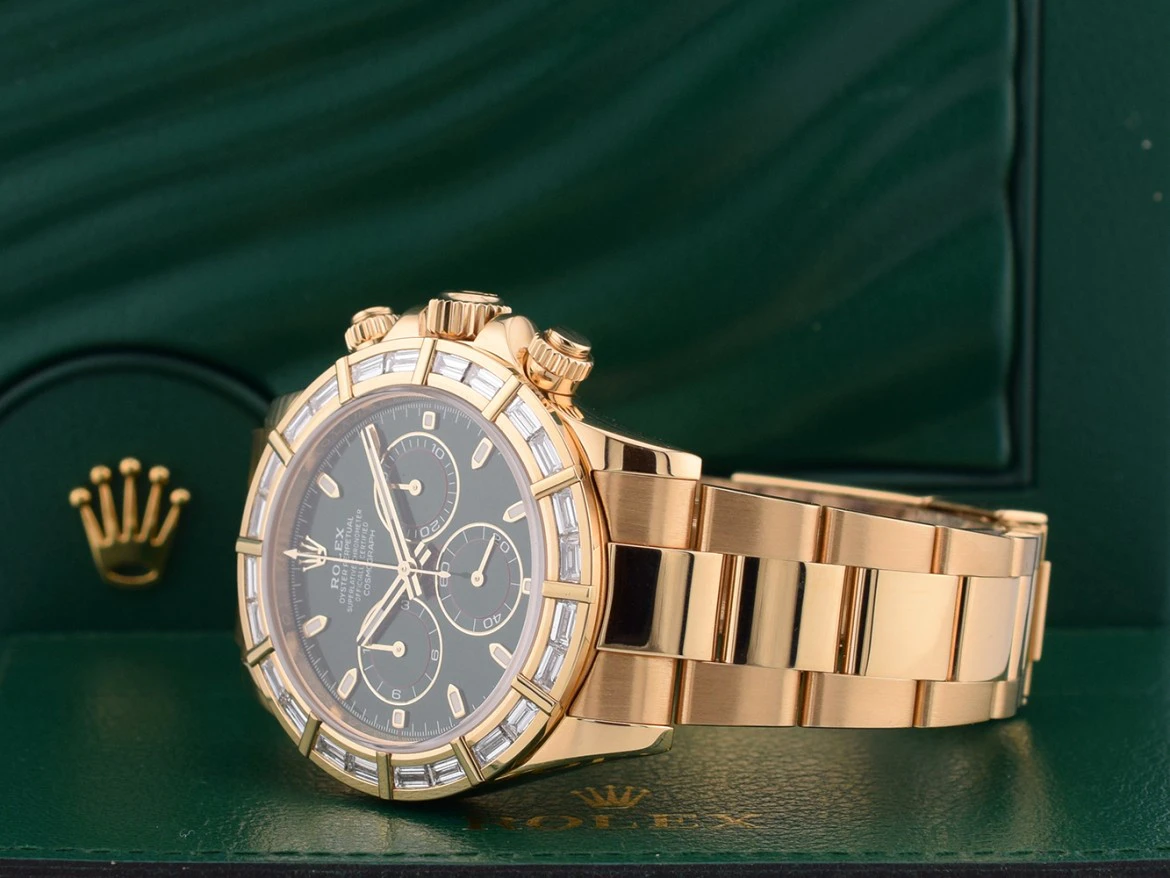 116568BR Off Catalog John Mayer Green Dial Factory Diamond Bezel