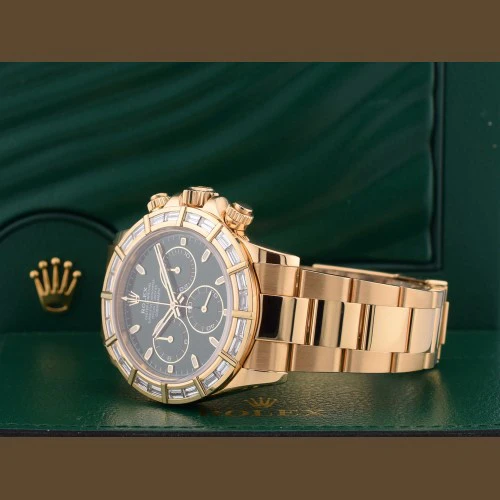 116568BR Off Catalog John Mayer Green Dial Factory Diamond Bezel