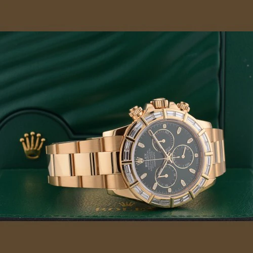 116568BR Off Catalog John Mayer Green Dial Factory Diamond Bezel