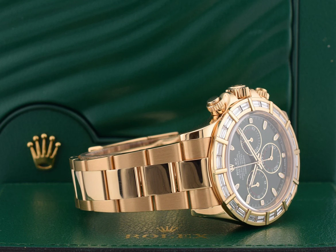 116568BR Off Catalog John Mayer Green Dial Factory Diamond Bezel