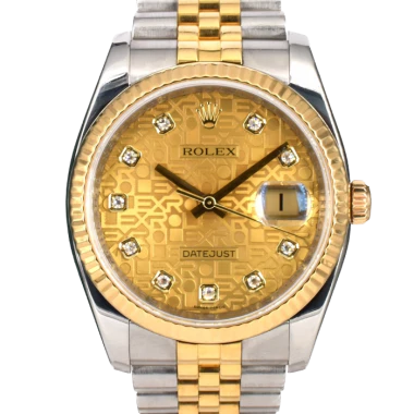 116233 36mm Gold Jubilee Dial With Big Diamonds - Full Set 2009