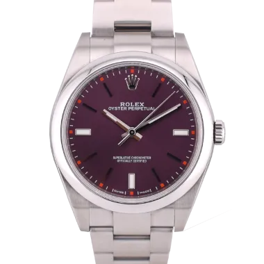 39mm Purple Dial Like New Full Set
