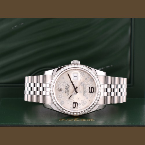 36mm ref. 116244 Original Diamond Dial/Bezel Like new