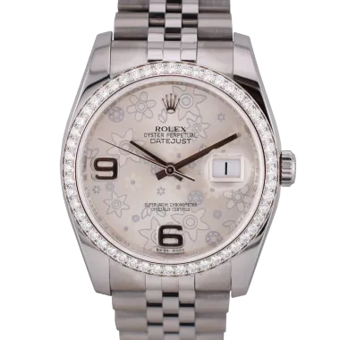 36mm ref. 116244 Original Diamond Dial/Bezel  Like new