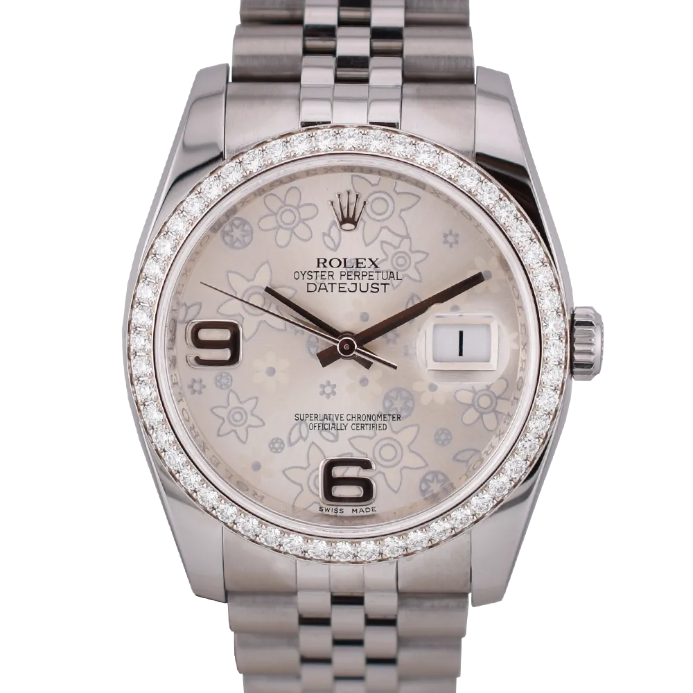 36mm ref. 116244 Original Diamond Dial/Bezel Like new
