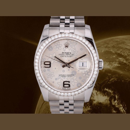 36mm ref. 116244 Original Diamond Dial/Bezel Like new