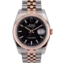 116231 Steel & Rose Gold 36mm - Black Dial - Full Set 2017