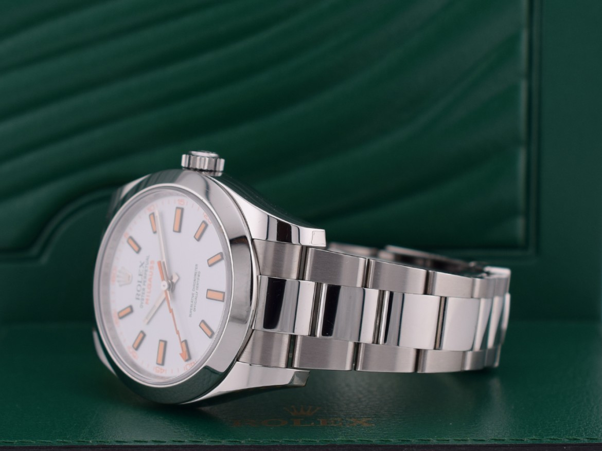 116400  white dial - Rare green card 2021 - new